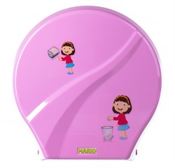 Диспенсер для туалетной бумаги Mario Kids 8165 Pink ― Интернет магазин сантехники. Антивандальная сантехника.