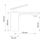 Alme 1503 Смеситель для раковины