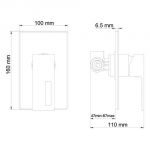 Alme 1551 Смеситель для душа