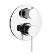 Встраиваемый смеситель Paini Cox 78CR6911 для душа на 2 выхода с поворотным дивертором ― Интернет магазин сантехники. Антивандальная сантехника.