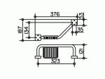 Поручень с корзинкой для мыла, исполнение справа Keuco Smart 324мм хром Артикул: 02309010100