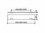 Полочка из кристаллина безопасное стекло ESG 1050х8х12 mm 11110005100 Артикул: 11110005100