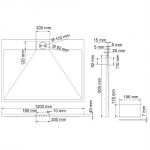 Alme 15T07 Душевой поддон, прямоугольник