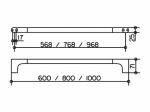 Полотенцедержатель 600 mm хром Артикул: 11501010600