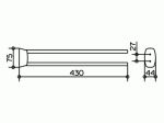 Полотенцедержатель полотенца поворотный Keuco City.2 430 мм Артикул: 02718010000