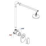 Alme 1551 Смеситель для душа