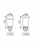 Сифон для писсуара DELABIE SIPHURINOIP 771000