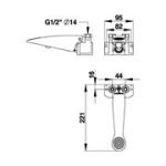 Порционный кран Presto P520 23614