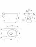 Подвесной унитаз Delabie S21 S 110310