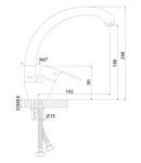 F40-23 - Смеситель одноручный для кухни