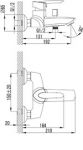 LM3502C - Смеситель для ванны, с коротким изливом, с аксессуарами, хром