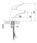 LM4208C -  Смеситель для биде , хром