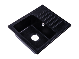 RS56-46SW-Black - Мойка для кухни из искусственного мрамора ― Интернет магазин сантехники. Антивандальная сантехника.