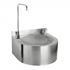 SLUN 62S – арт. № 83625 Фонтан питьевой, подвесной, с нажимной арматурой, глянцевая поверхность, 350х350х155 мм ― Интернет магазин сантехники. Антивандальная сантехника.