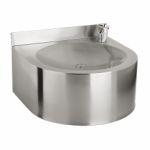 SLUN 62 – арт. № 93620 Фонтан питьевой, подвесной, с нажимной арматурой, глянцевая поверхность, 350х350х155 мм