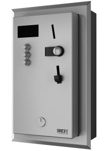 SLZA 01LNZ Встроенный монетный и жетoнный автомат для 1 - 3 душей, интерактивное управление, выбор душа пользователем ― Интернет магазин сантехники. Антивандальная сантехника.